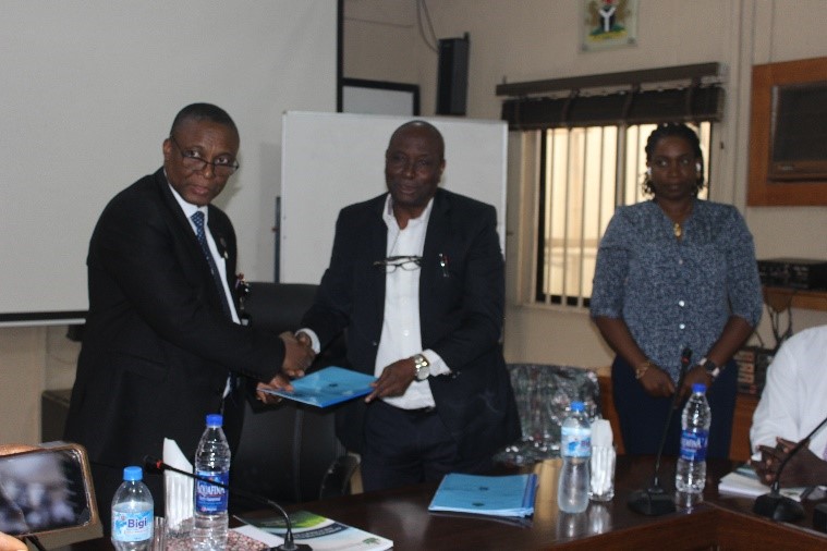 The VC of University of Port harcourt visits NNMDA, signs an MoU for research partnership