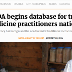 The Gazette Nigeria -NNMDA Builds TMPs Database