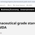 Research on Pharmaceutical‑Grade Starch 85% Completed – Supreme Magazine