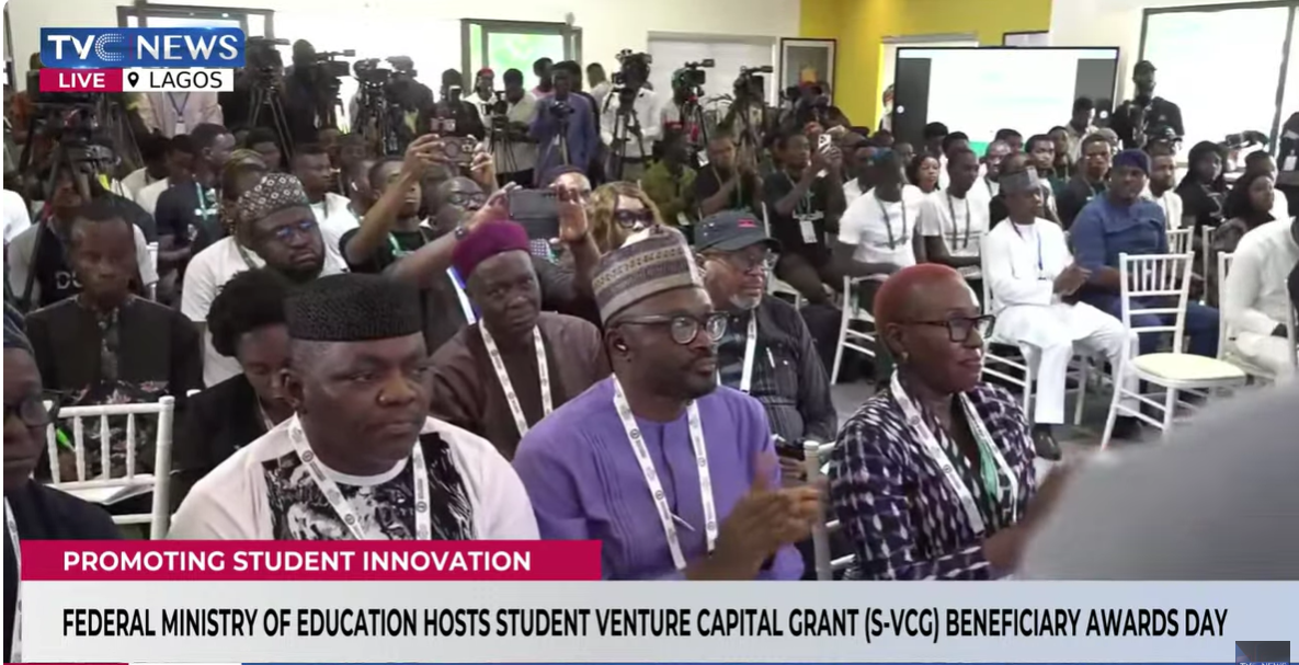 Read more about the article Prof. Emeje Commended at Student Venture Capital Grant Award Day