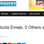 NAS Inducts Emeje, 5 Others as New Fellows  -pharmanewsonline.com