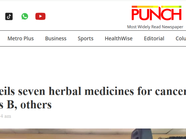 Transforming Healthcare: FG Unveils Seven Herbal Medicines for Cancer, Hepatitis B and More